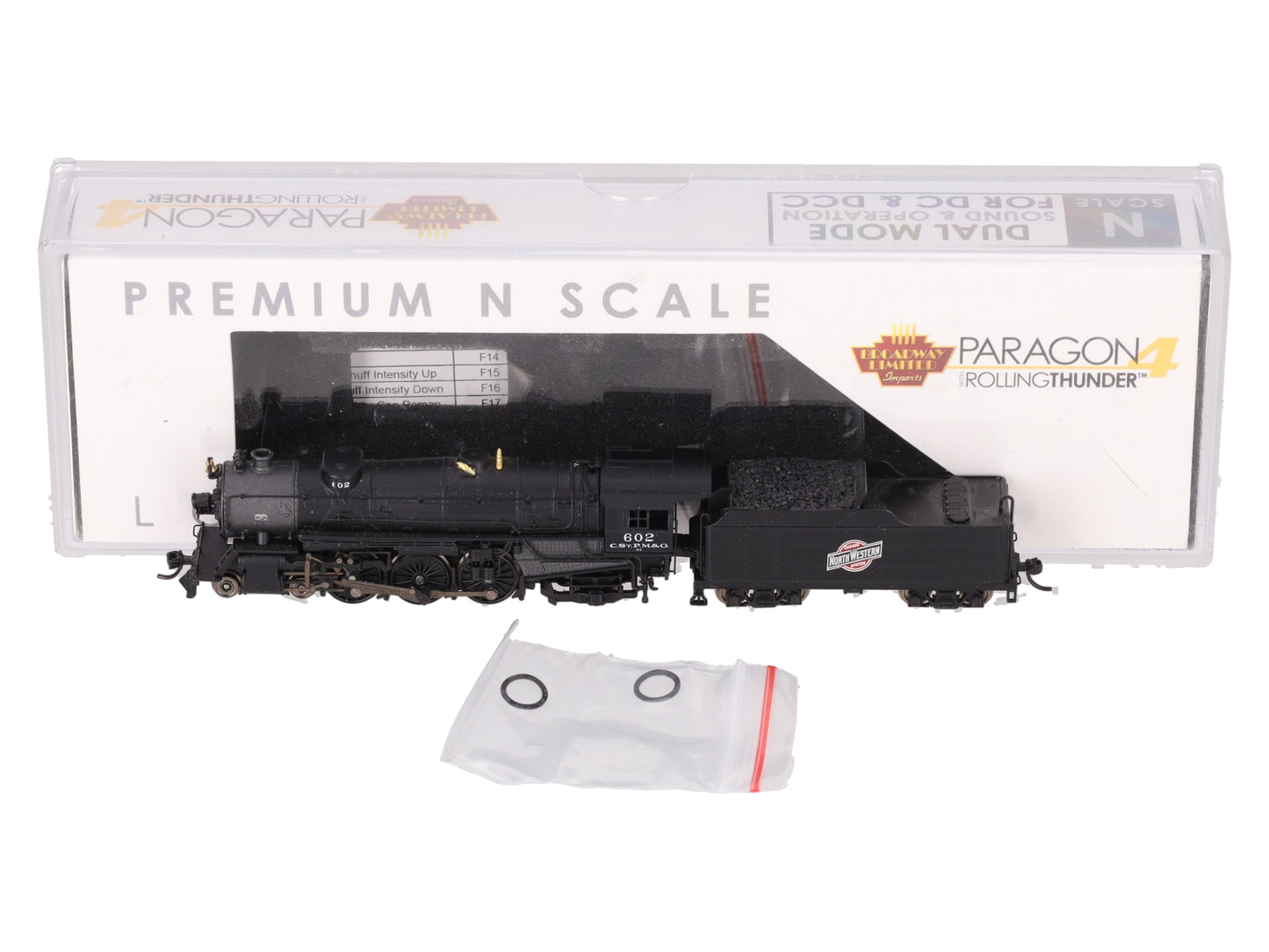 Broadway Limited 6928 N C&NW Heavy 4-6-2 Steam Locomotive Sound/DC/DCC #602 LN/Box