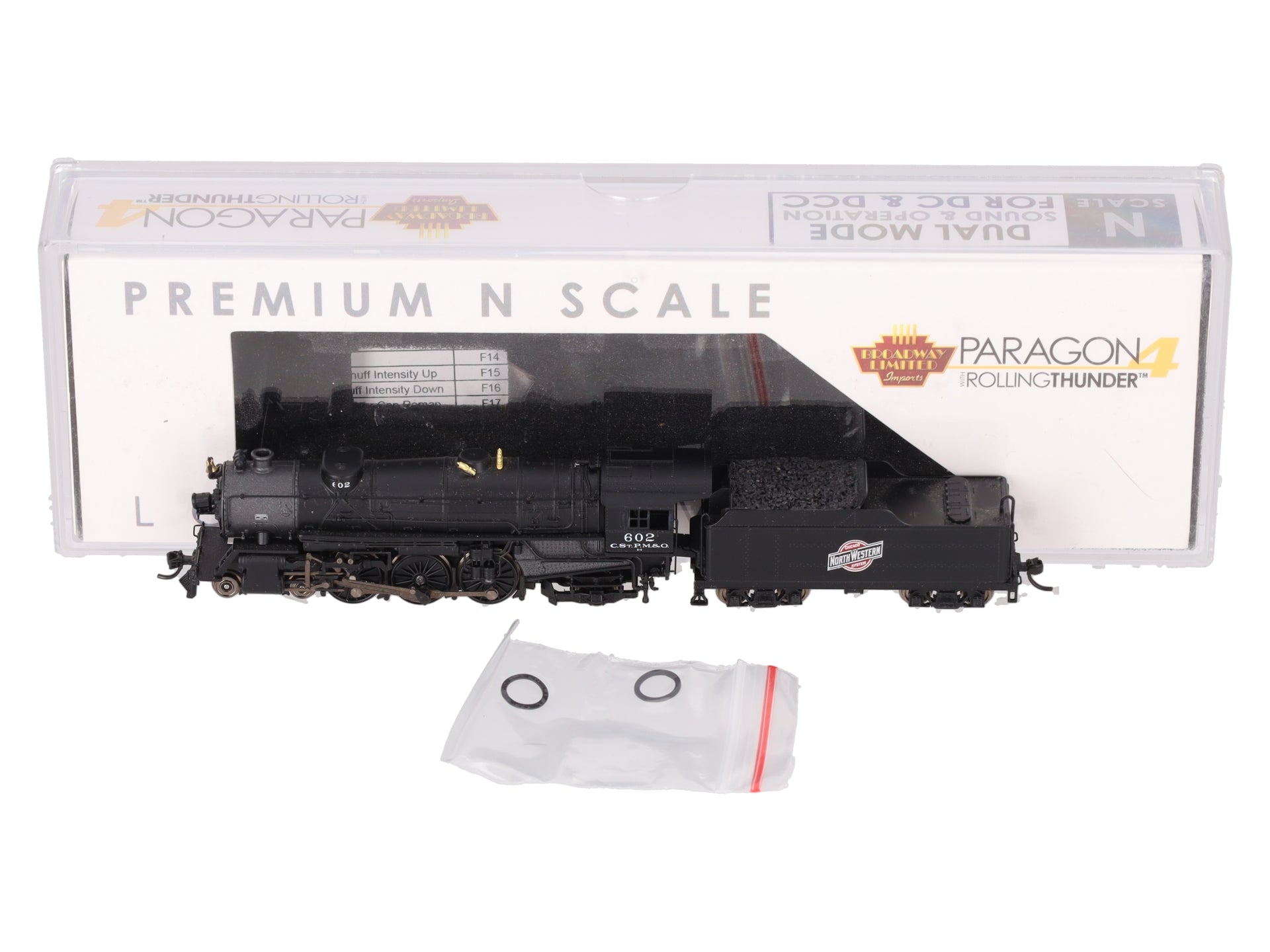 Broadway Limited 6928 N C&NW Heavy 4-6-2 Steam Locomotive Sound/DC/DCC #602 LN/Box
