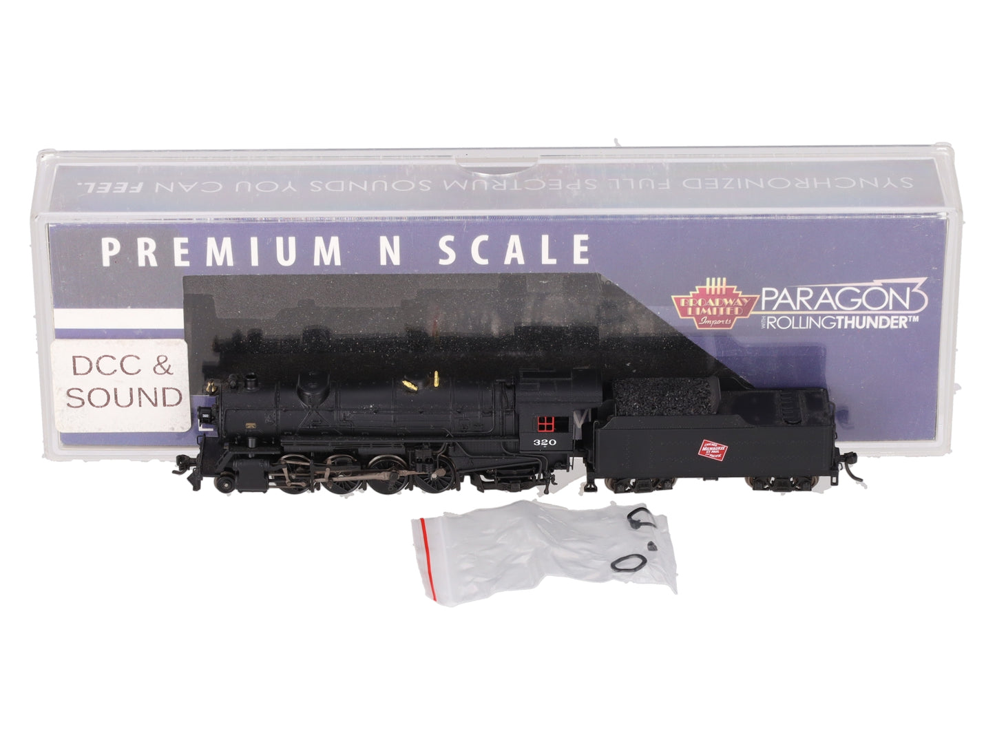 Broadway Limited 5709 N Milwaukee USRA Heavy Mikado Steam Locomotive Sound #320 EX/Box