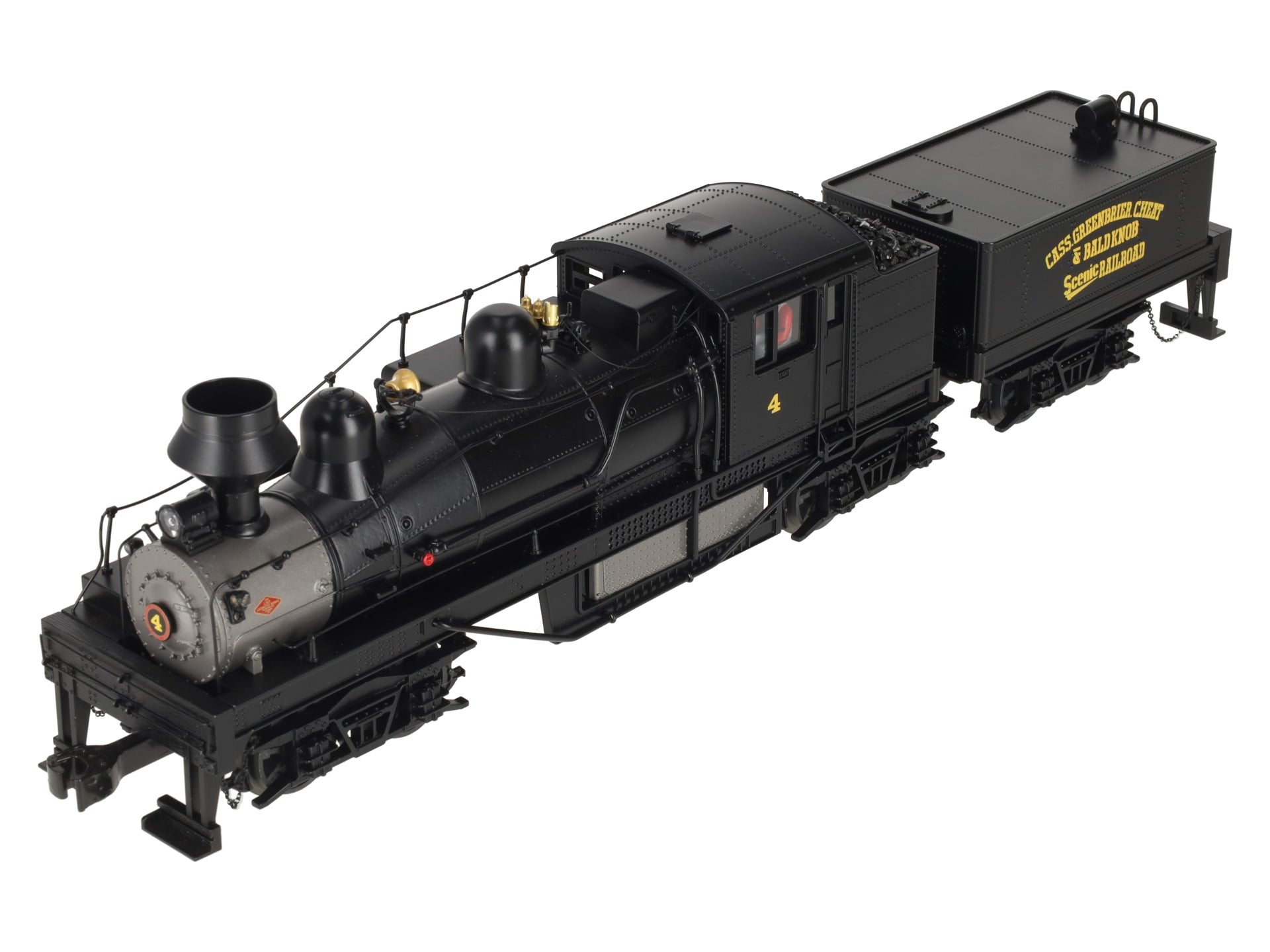 MTH 20-3876-1 O Gauge Cass Scenic Railroad 3-Truck Shay Steam Engine w/ PS3 LN/Box