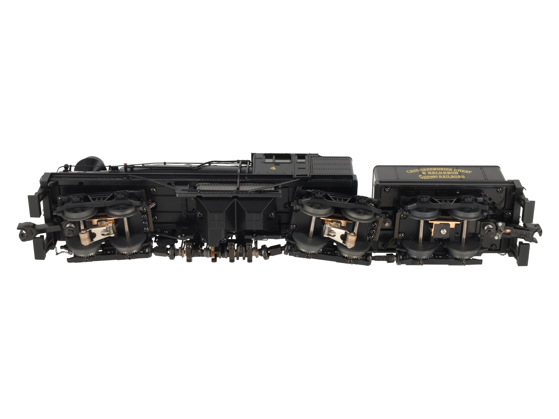 MTH 20-3876-1 O Gauge Cass Scenic Railroad 3-Truck Shay Steam Engine w/ PS3 LN/Box