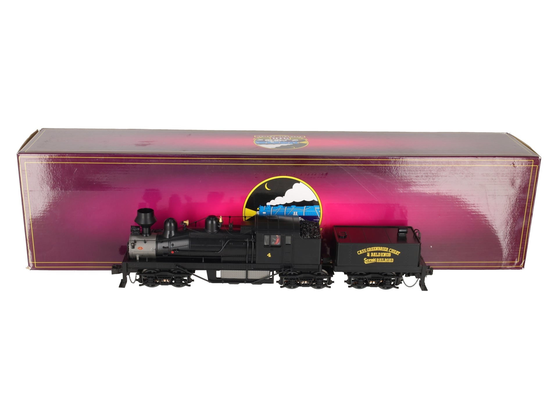 MTH 20-3876-1 O Gauge Cass Scenic Railroad 3-Truck Shay Steam Engine w/ PS3 LN/Box