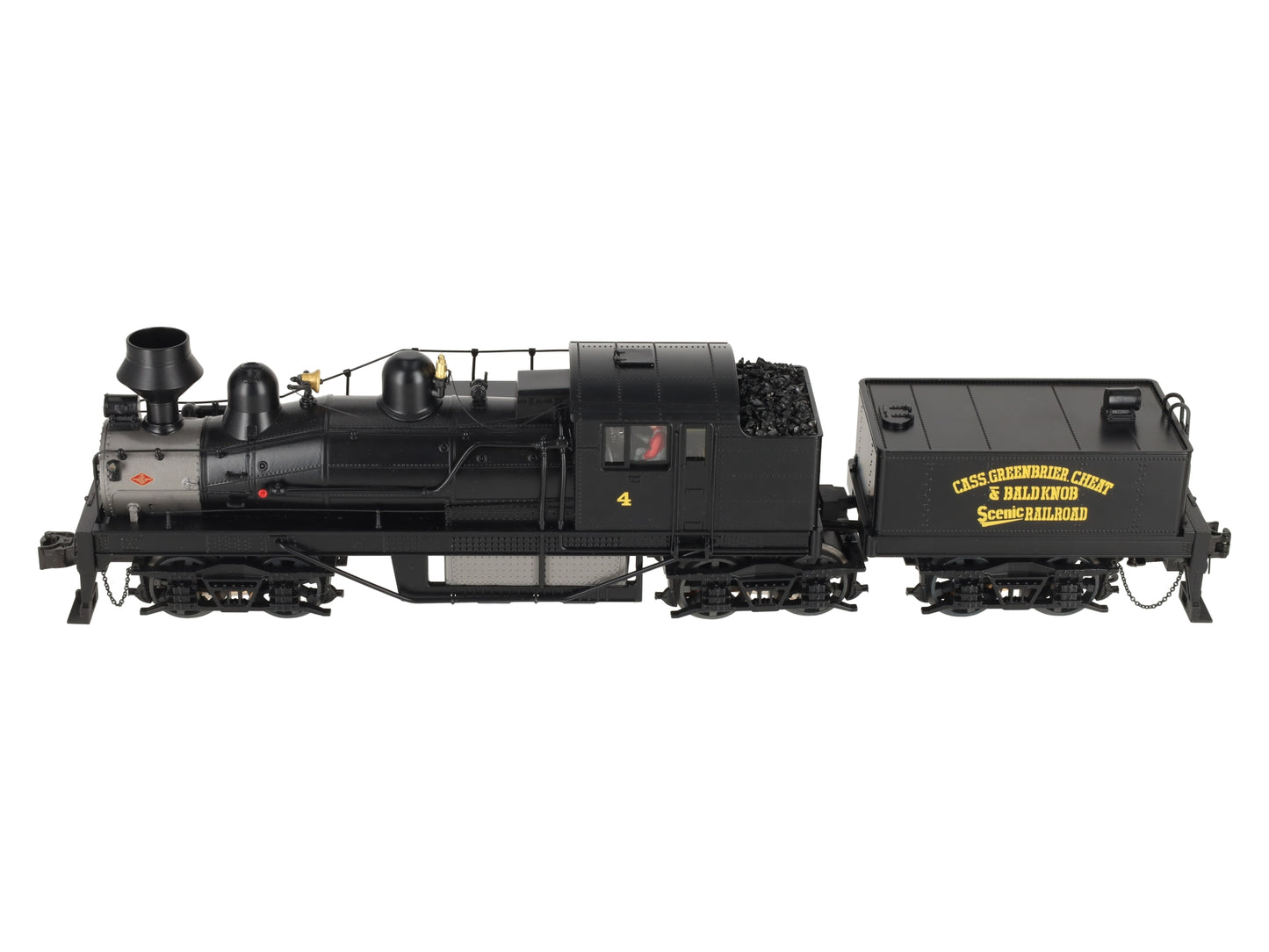 MTH 20-3876-1 O Gauge Cass Scenic Railroad 3-Truck Shay Steam Engine w/ PS3 LN/Box