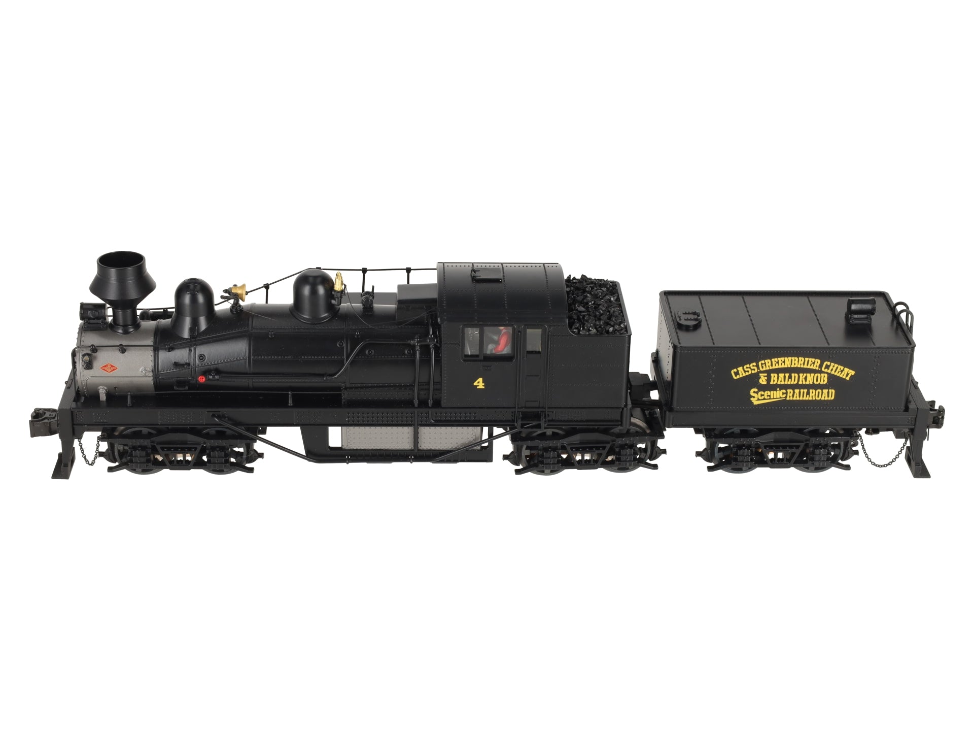 MTH 20-3876-1 O Gauge Cass Scenic Railroad 3-Truck Shay Steam Engine w/ PS3 LN/Box