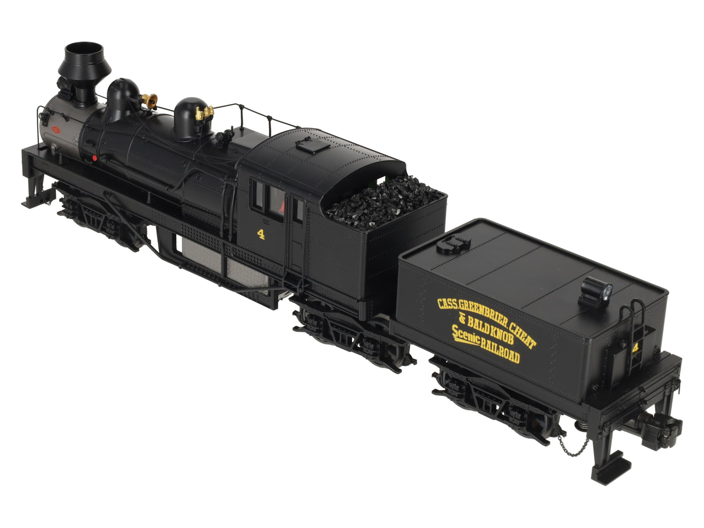 MTH 20-3876-1 O Gauge Cass Scenic Railroad 3-Truck Shay Steam Engine w/ PS3 LN/Box