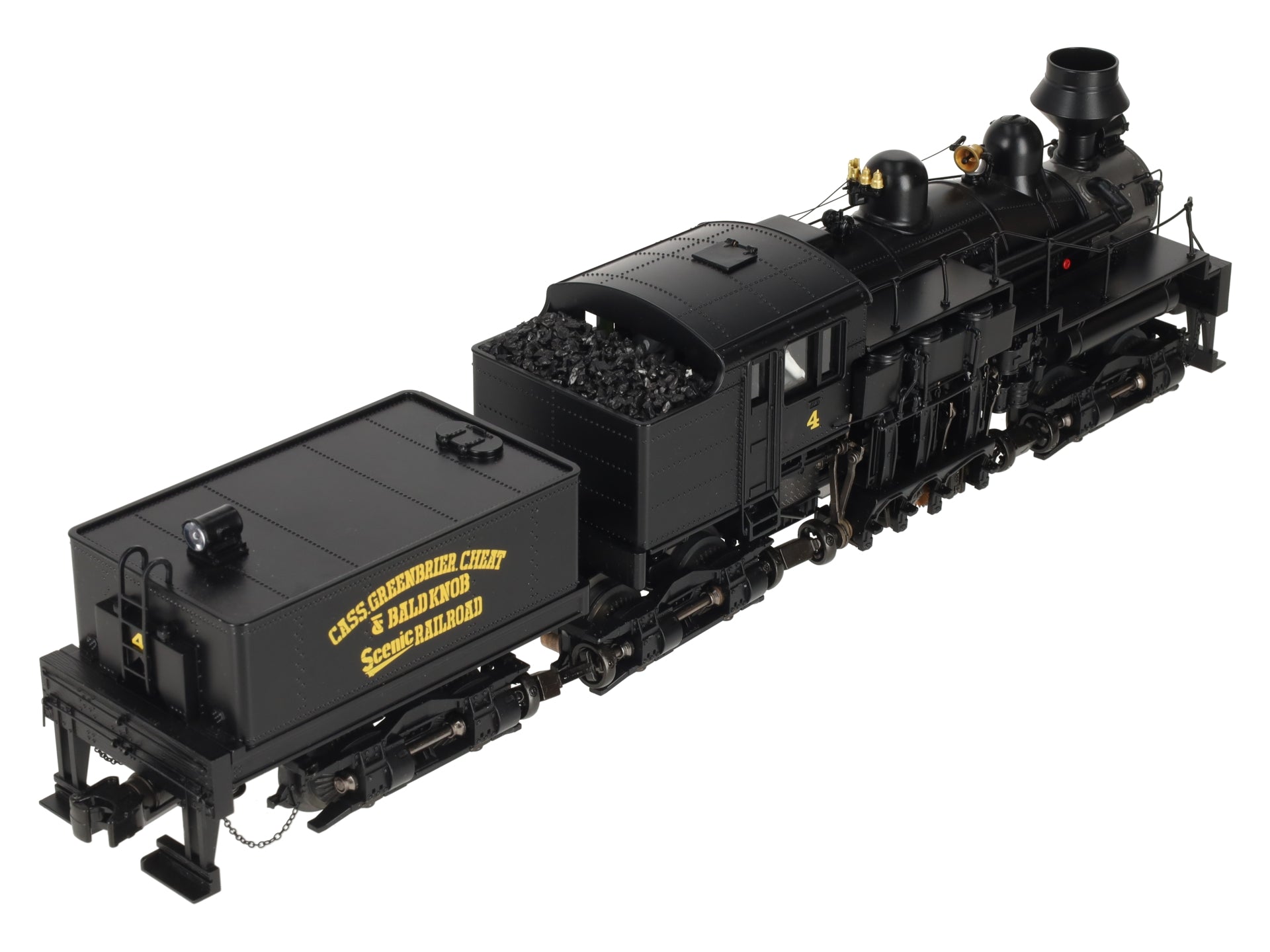 MTH 20-3876-1 O Gauge Cass Scenic Railroad 3-Truck Shay Steam Engine w/ PS3 LN/Box