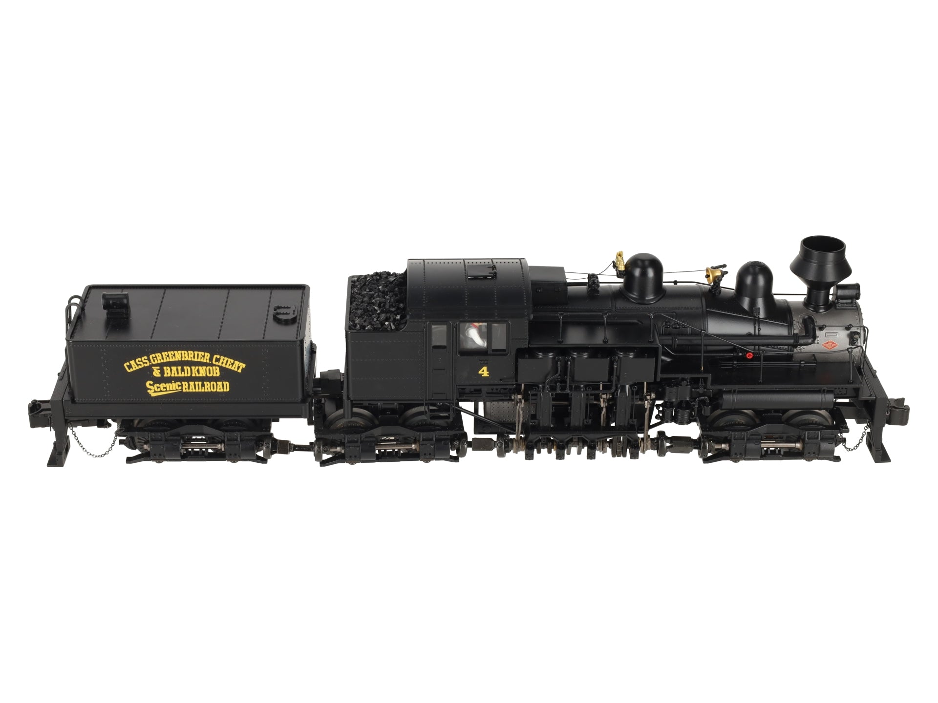 MTH 20-3876-1 O Gauge Cass Scenic Railroad 3-Truck Shay Steam Engine w/ PS3 LN/Box