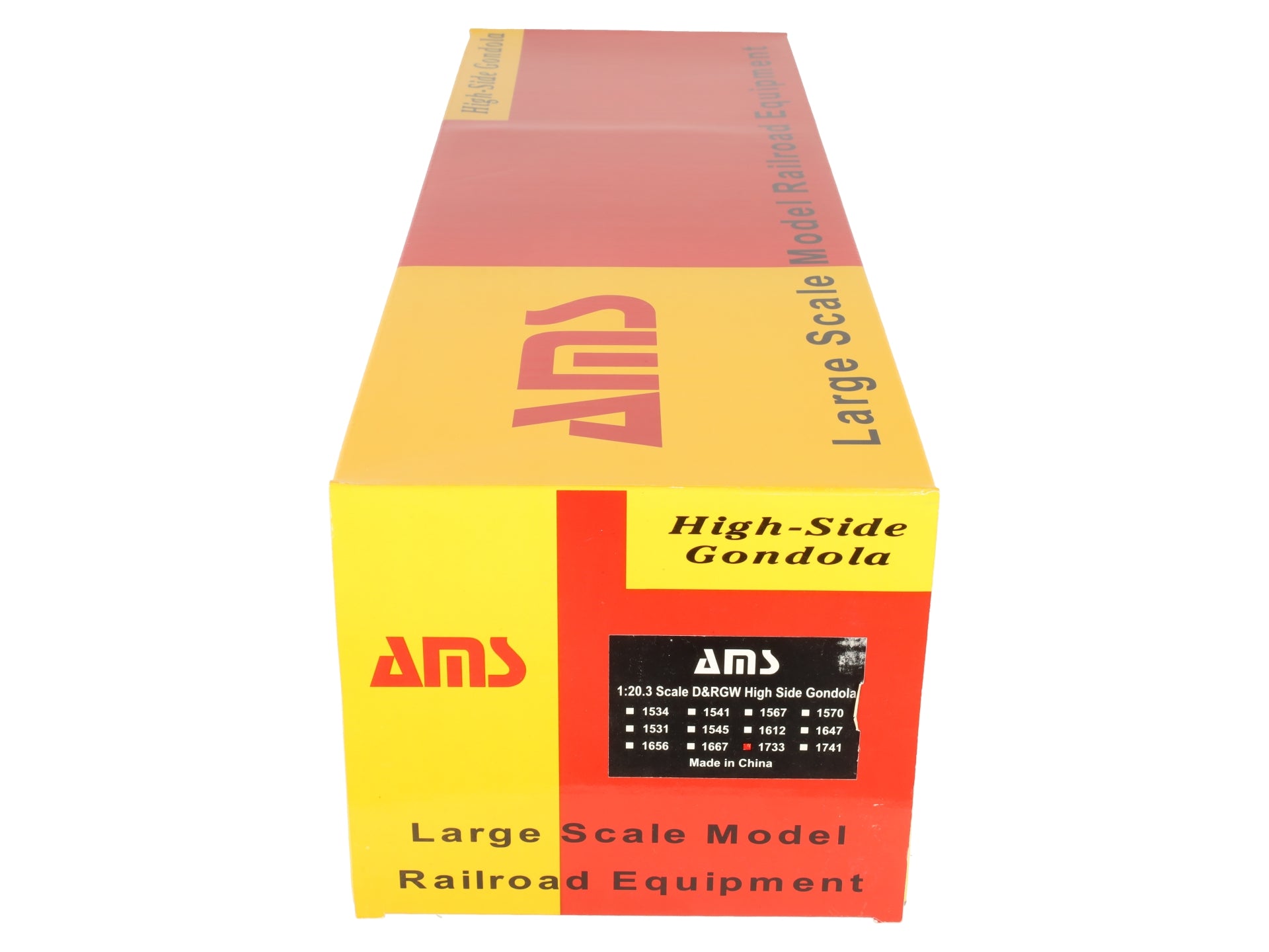 AMS 1733 1:20.3 Scale Denver & Rio Grande Western High Side Gondola MT/Box