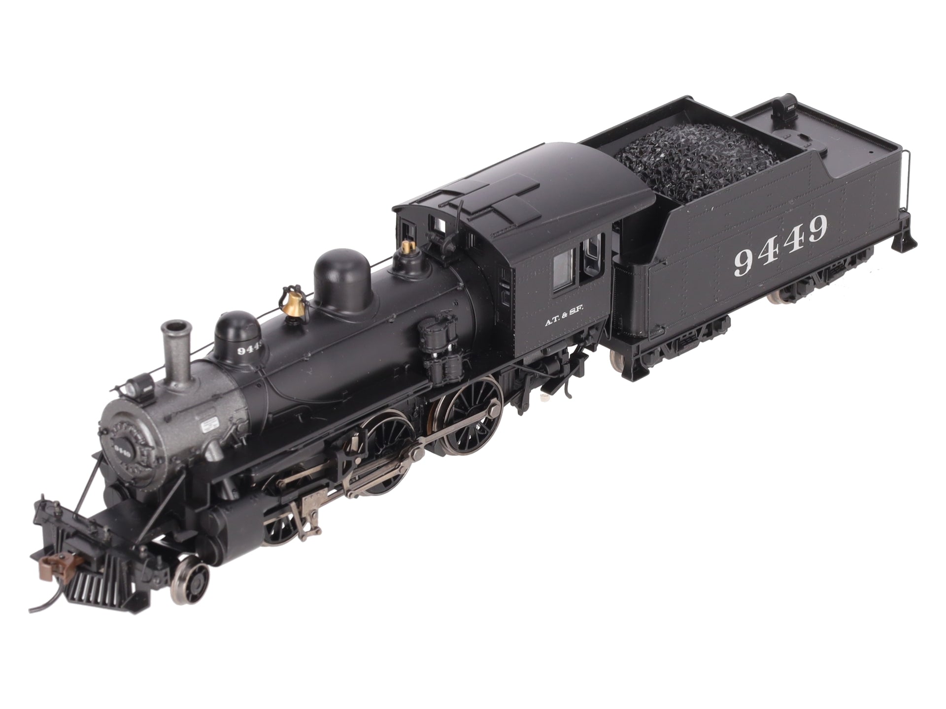 Bachmann 51809 HO Scale ATSF Steam Locomotive & Tender # 9449 EX/Box