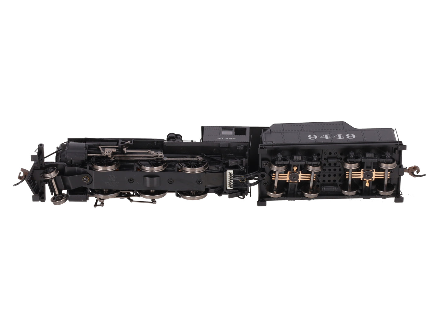 Bachmann 51809 HO Scale ATSF Steam Locomotive & Tender # 9449 EX/Box