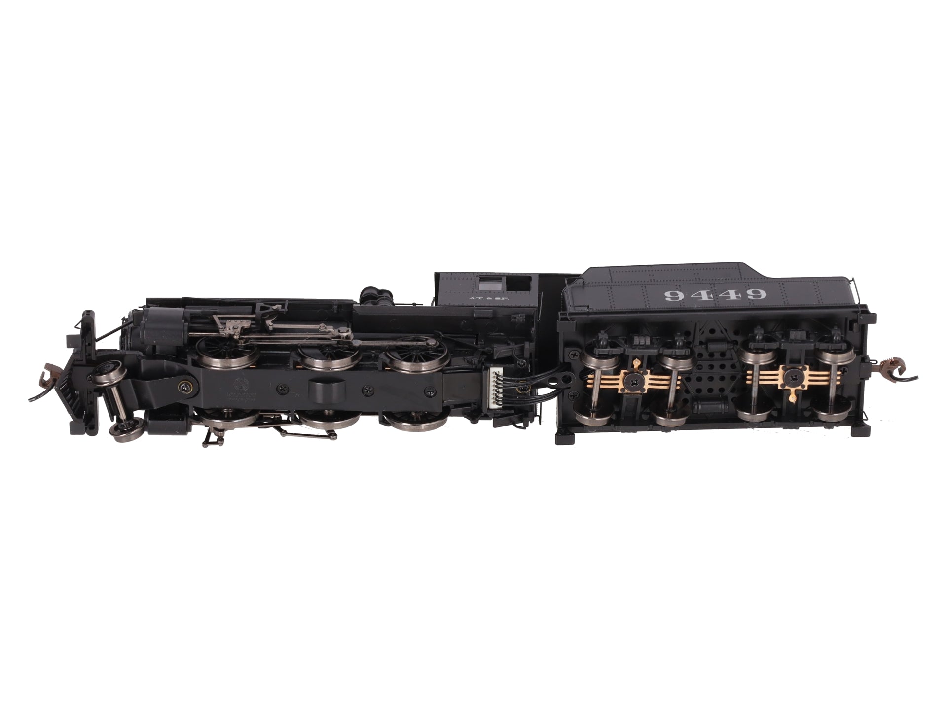 Bachmann 51809 HO Scale ATSF Steam Locomotive & Tender # 9449 EX/Box