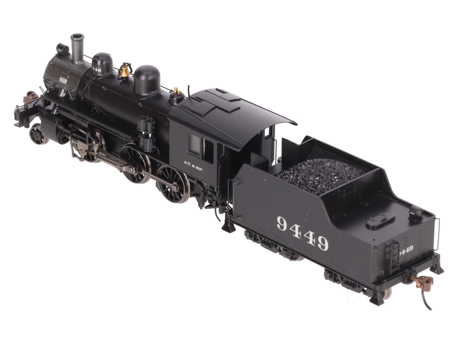 Bachmann 51809 HO Scale ATSF Steam Locomotive & Tender # 9449 EX/Box