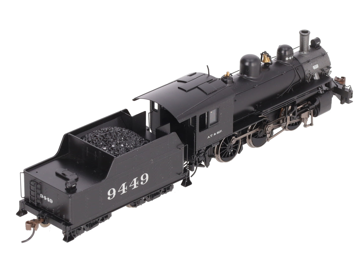 Bachmann 51809 HO Scale ATSF Steam Locomotive & Tender # 9449 EX/Box