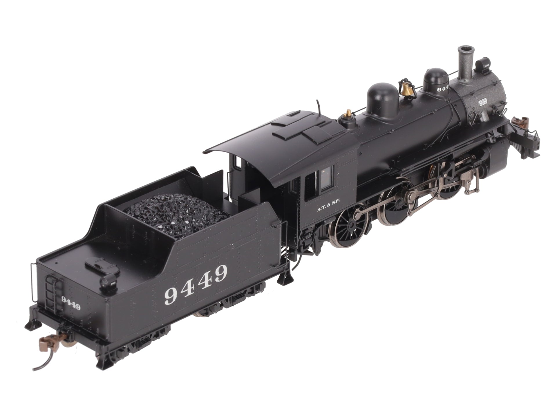 Bachmann 51809 HO Scale ATSF Steam Locomotive & Tender # 9449 EX/Box