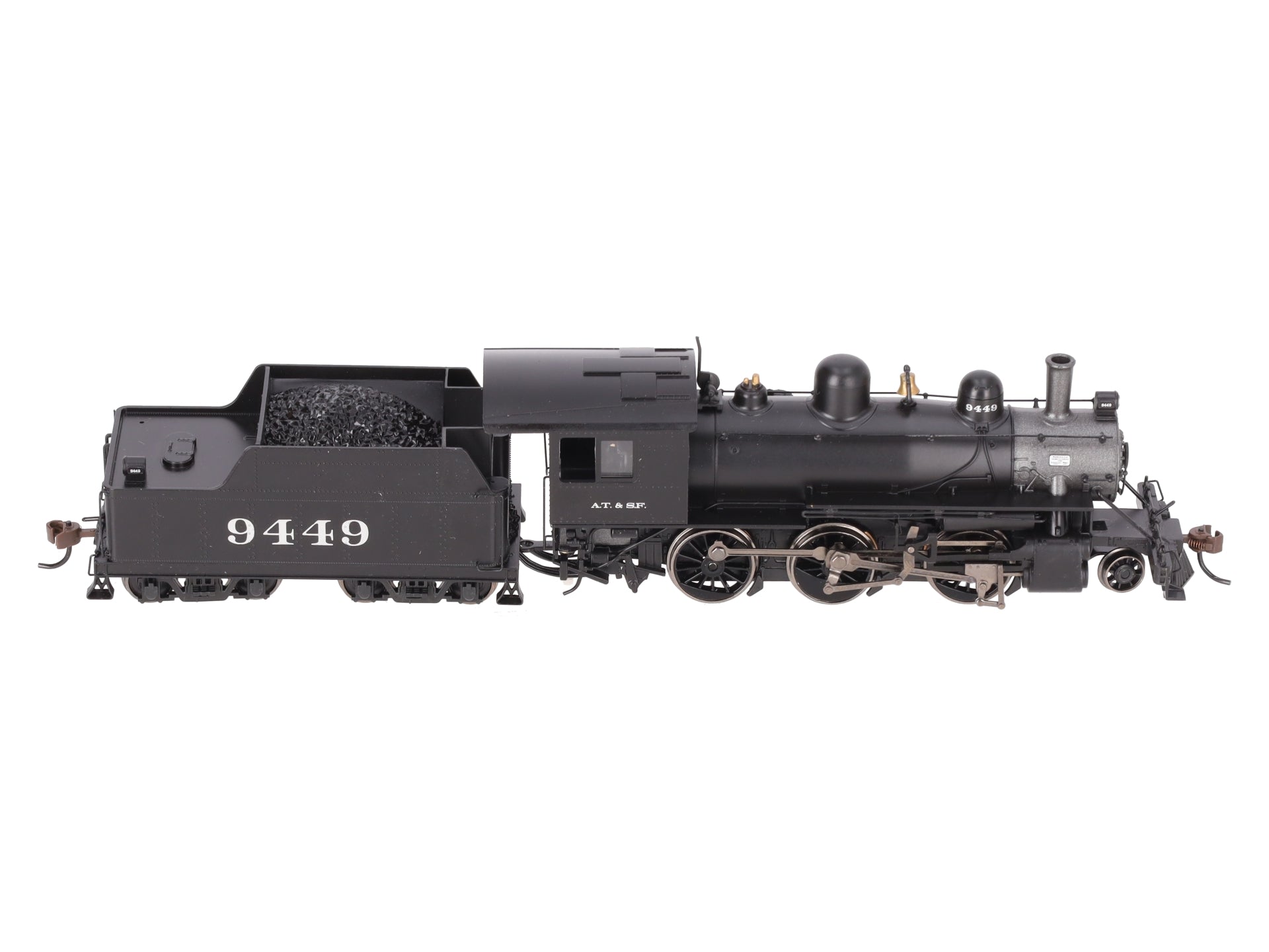 Bachmann 51809 HO Scale ATSF Steam Locomotive & Tender # 9449 EX/Box