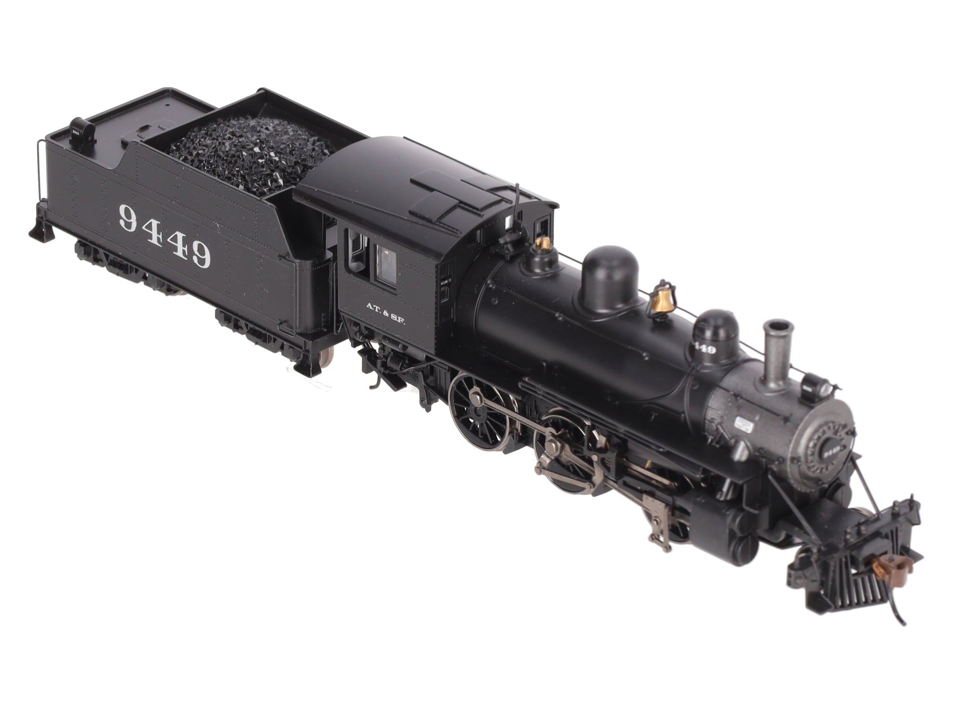 Bachmann 51809 HO Scale ATSF Steam Locomotive & Tender # 9449 EX/Box