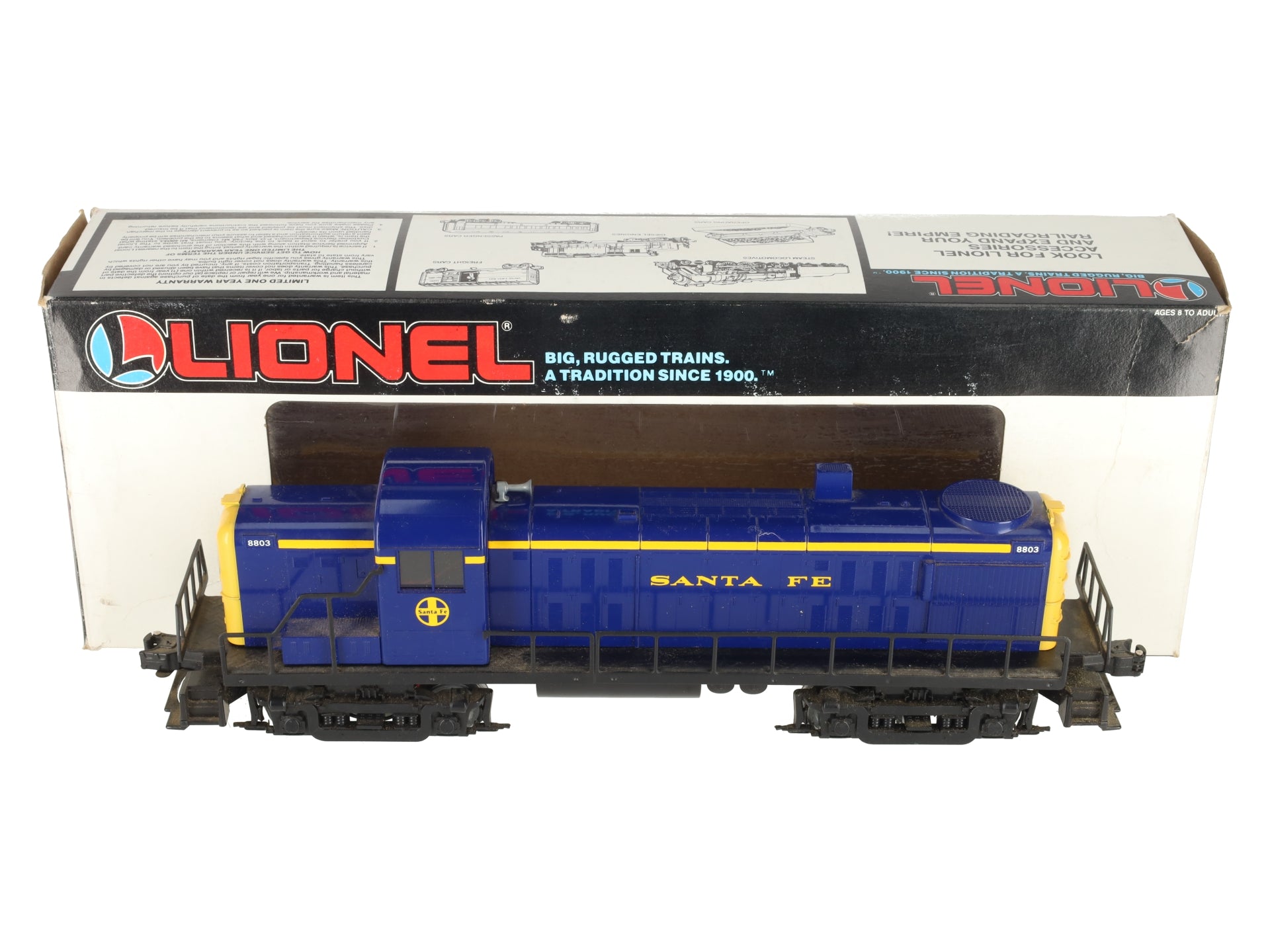 Lionel 6-18803 O Gauge Santa Fe RS-3 Diesel Locomotive EX/Box
