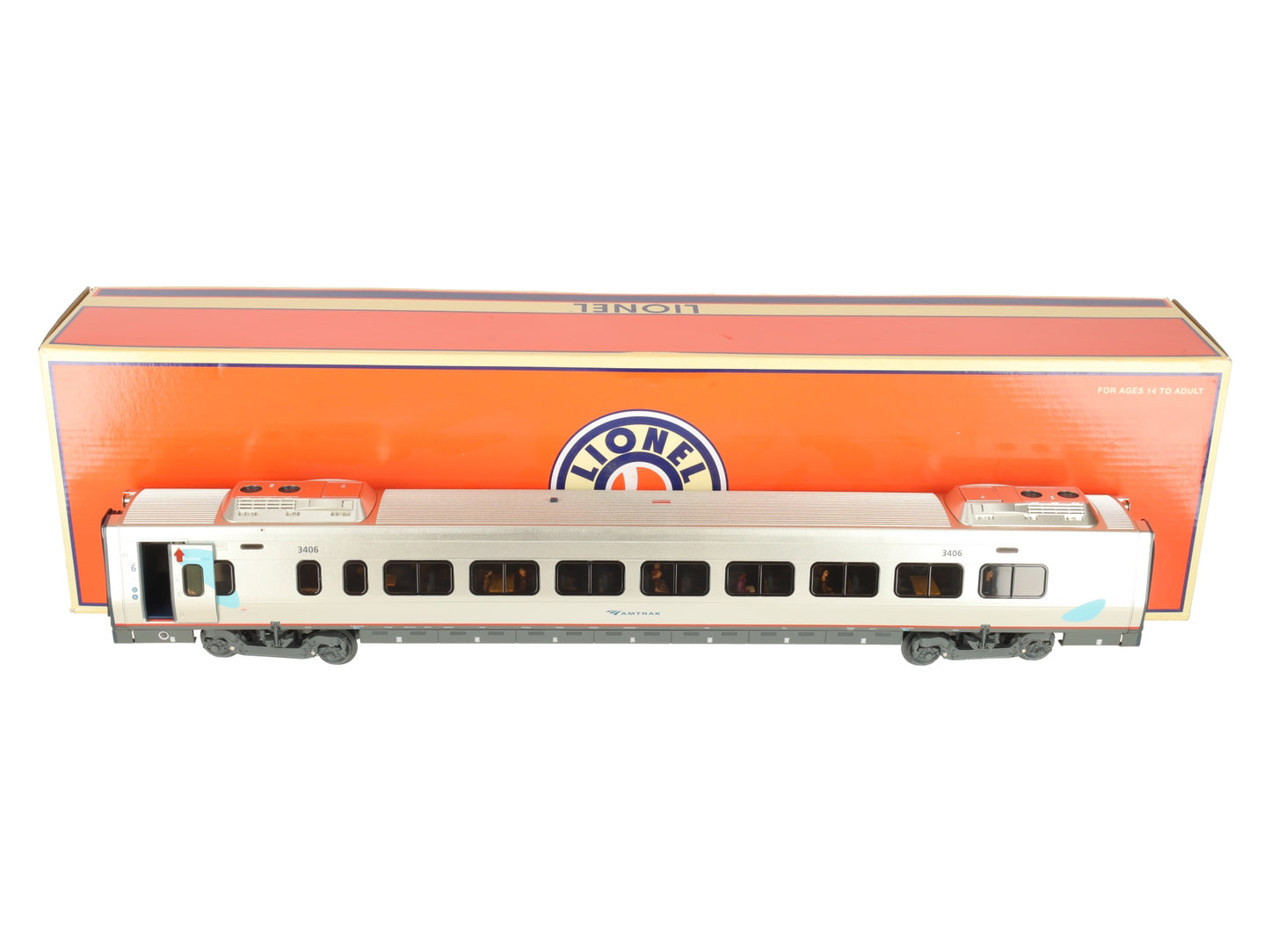 Lionel 2122095 O Gauge Amtrak Acela Business Class End #3406 EX/Box