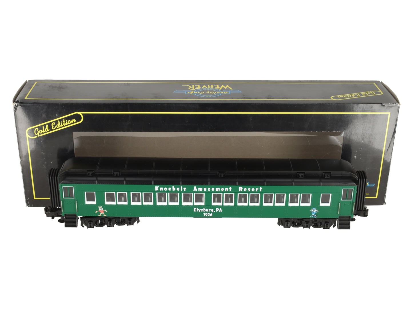Weaver O Gauge Knoebels Amusement Resort 60' Madison Coach Car LN/Box