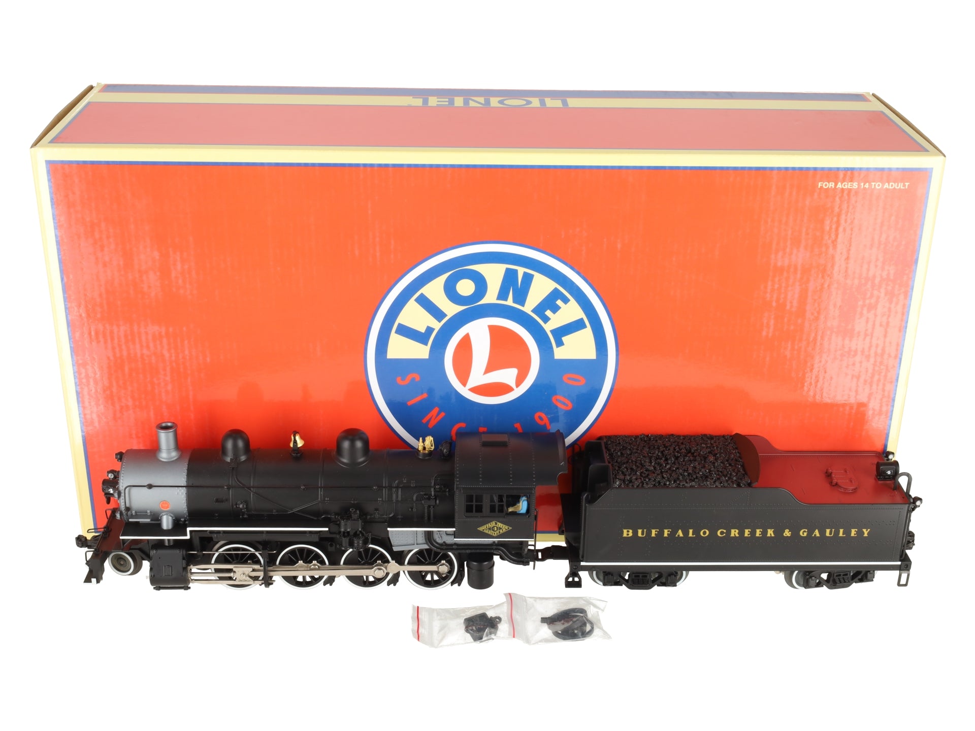 Lionel 2231090 O Gauge Buffalo Creek & Gauley Legacy 2-8-0 Steam Locomotive #4 EX/Box
