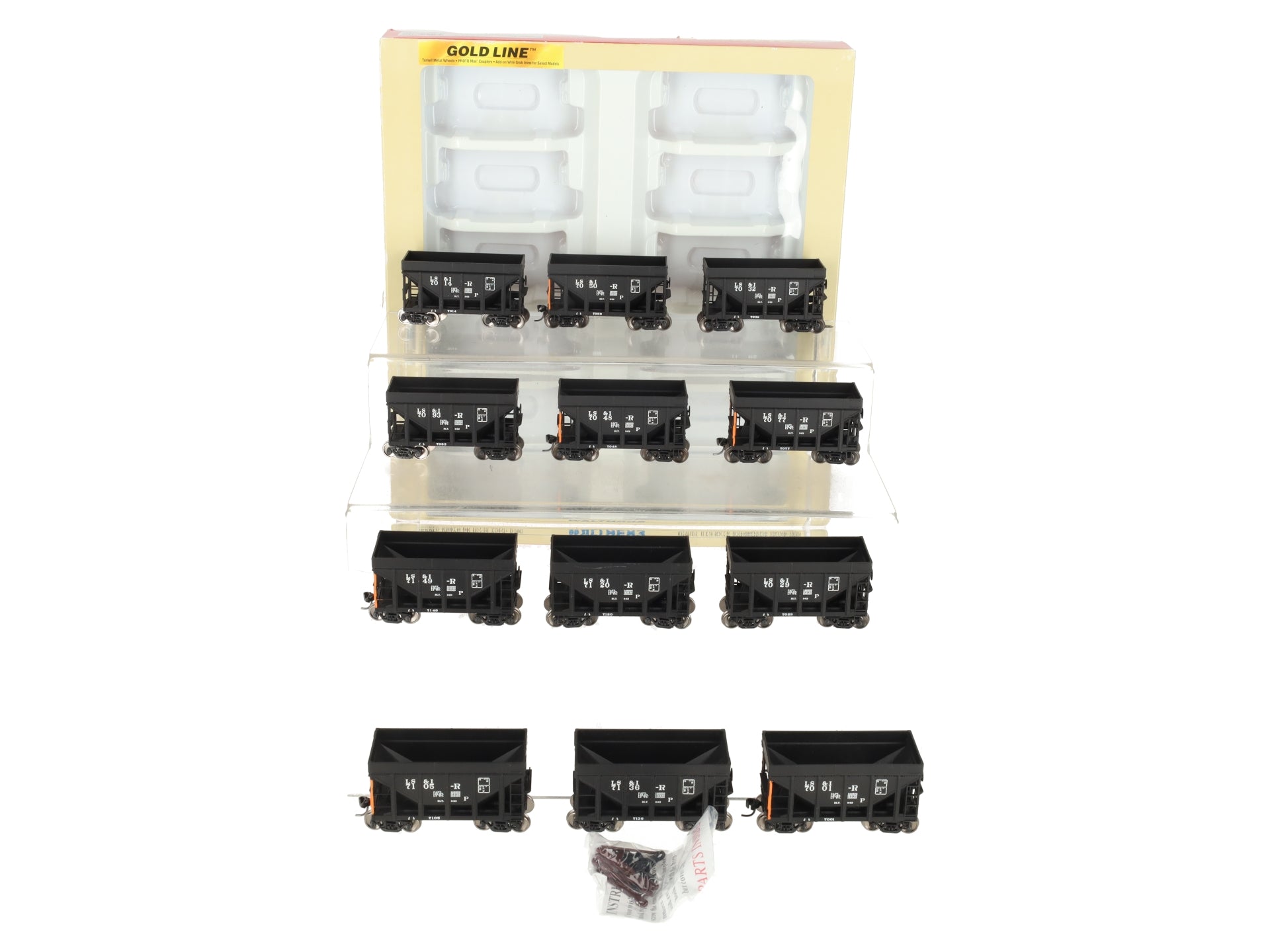 Walthers 932-40533 HO LSI Gold Line Michigan-Style Taconite Ore Car (Set of 12) LN/Box