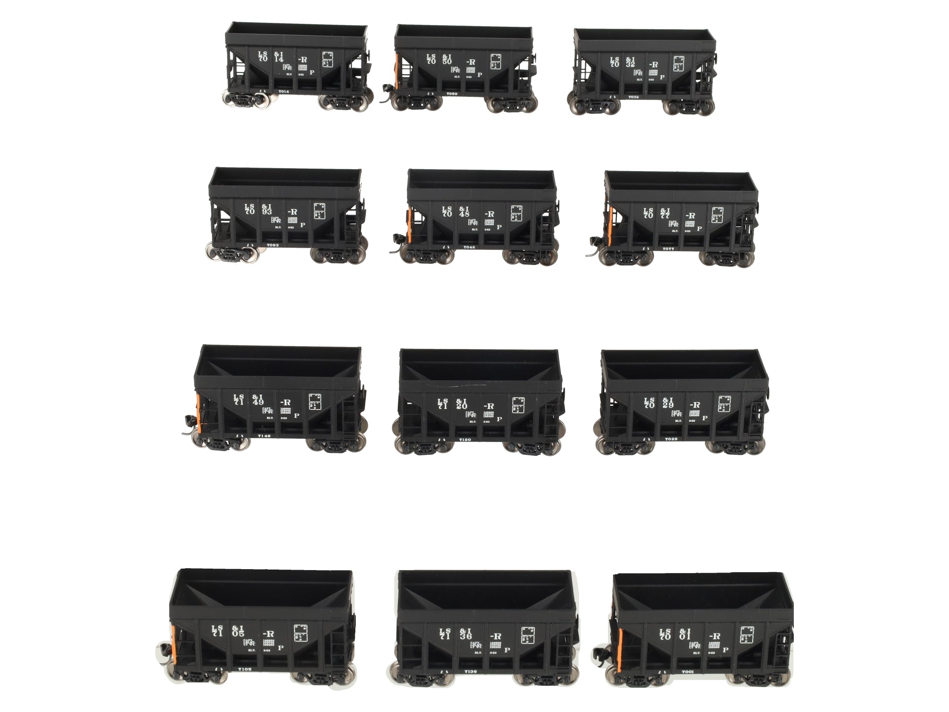 Walthers 932-40533 HO LSI Gold Line Michigan-Style Taconite Ore Car (Set of 12) LN/Box