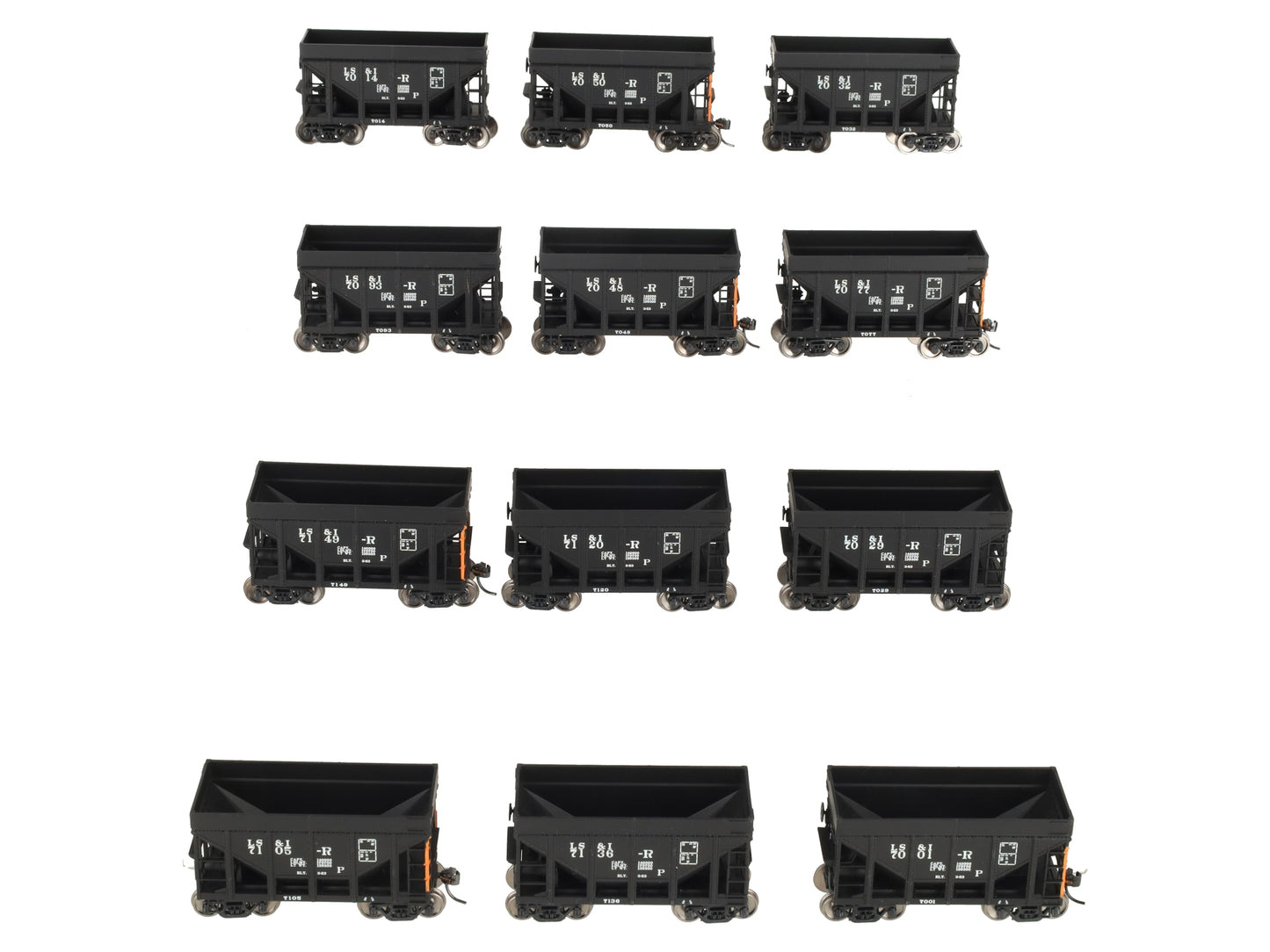 Walthers 932-40533 HO LSI Gold Line Michigan-Style Taconite Ore Car (Set of 12) LN/Box