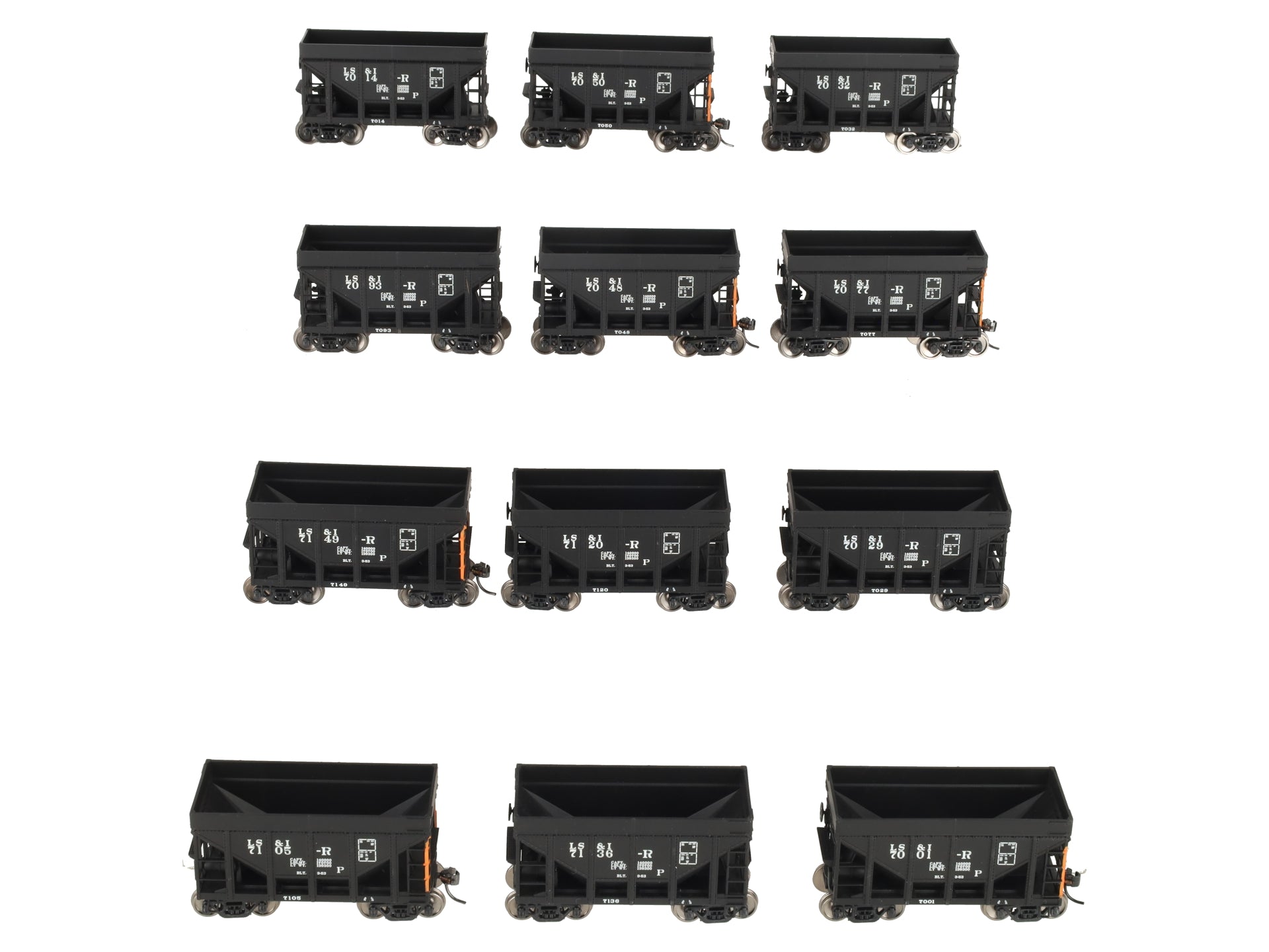 Walthers 932-40533 HO LSI Gold Line Michigan-Style Taconite Ore Car (Set of 12) LN/Box