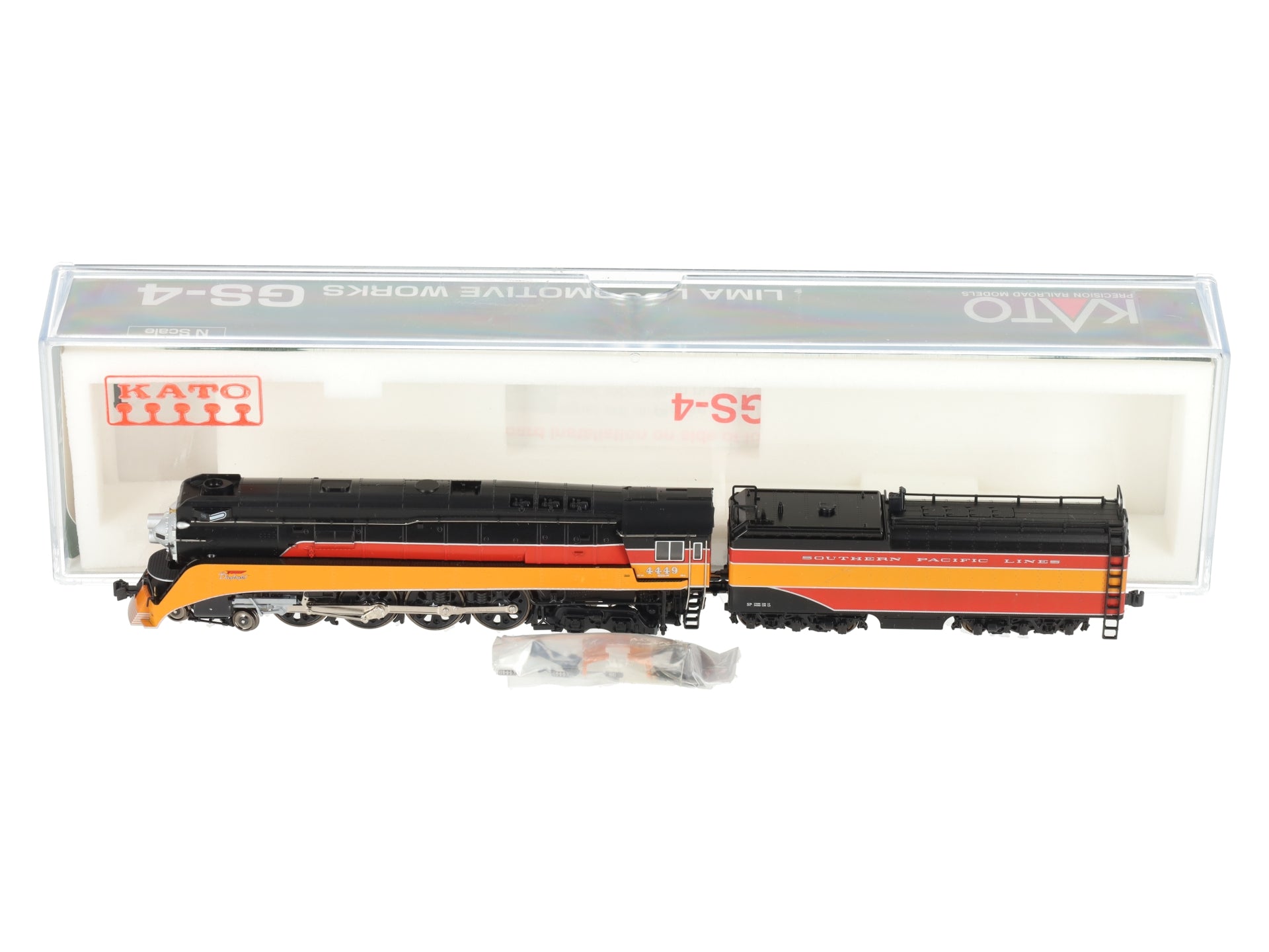 Kato 126-0305 N Southern Pacific Lines 4-8-4 GS-4 Steam Locomotive #4449 w/DCC EX/Box