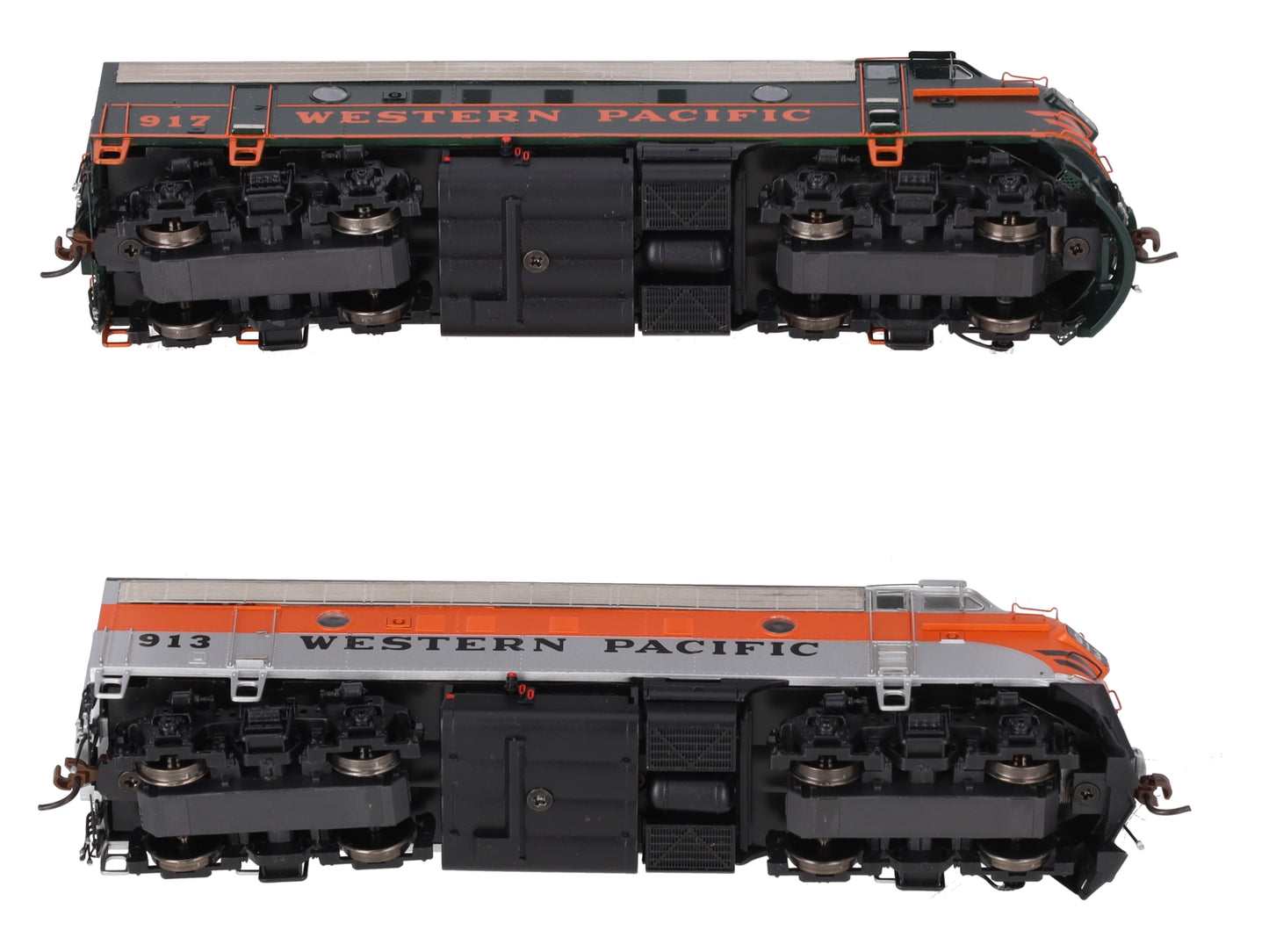 Athearn G22170 HO Scale WP F-7 AA Diesel Set w/Sound LN/Box