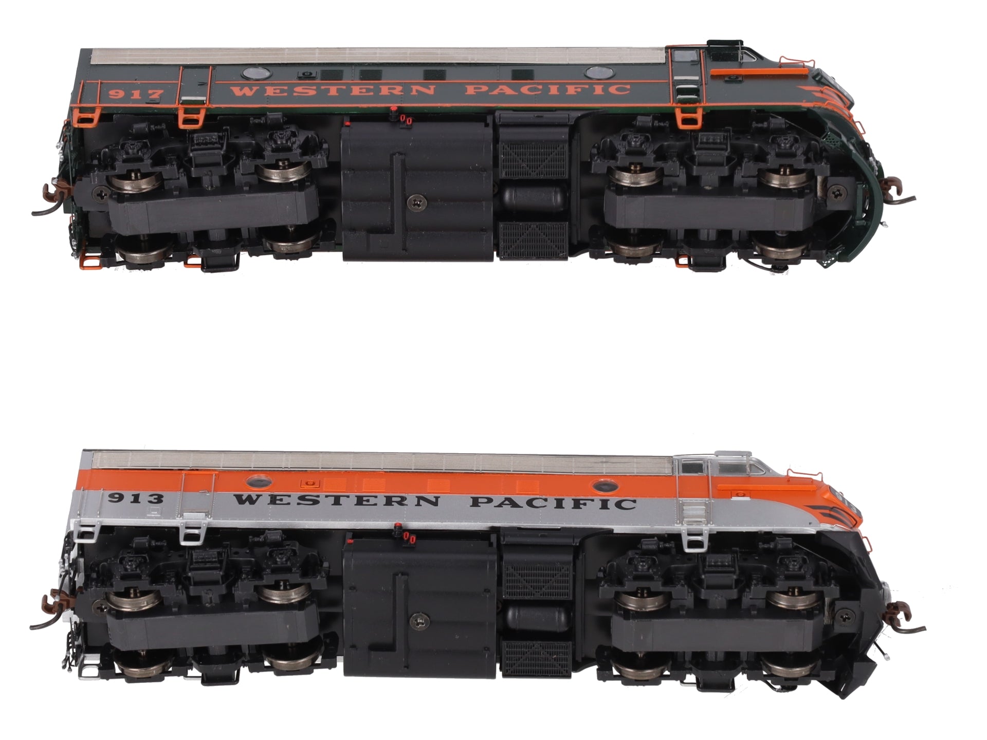 Athearn G22170 HO Scale WP F-7 AA Diesel Set w/Sound LN/Box