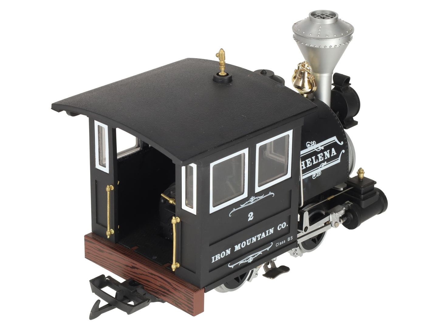 LGB 2177D G Scale Iron Mountain Co "Helena" 0-4-0 Steam Locomotive #2 VG/Box