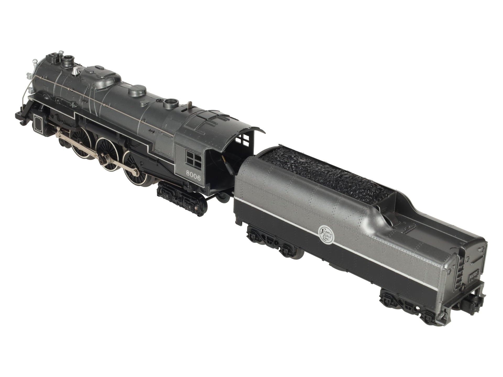 Lionel 6-8006 O Atlantic Coast Line 4-6-4 Steam Locomotive w/Tender EX