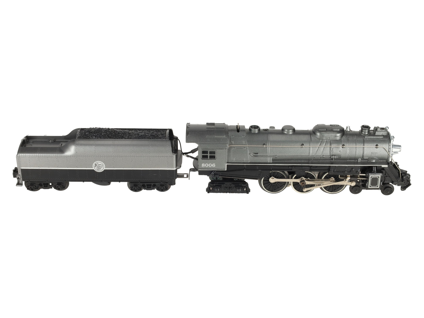 Lionel 6-8006 O Atlantic Coast Line 4-6-4 Steam Locomotive w/Tender EX