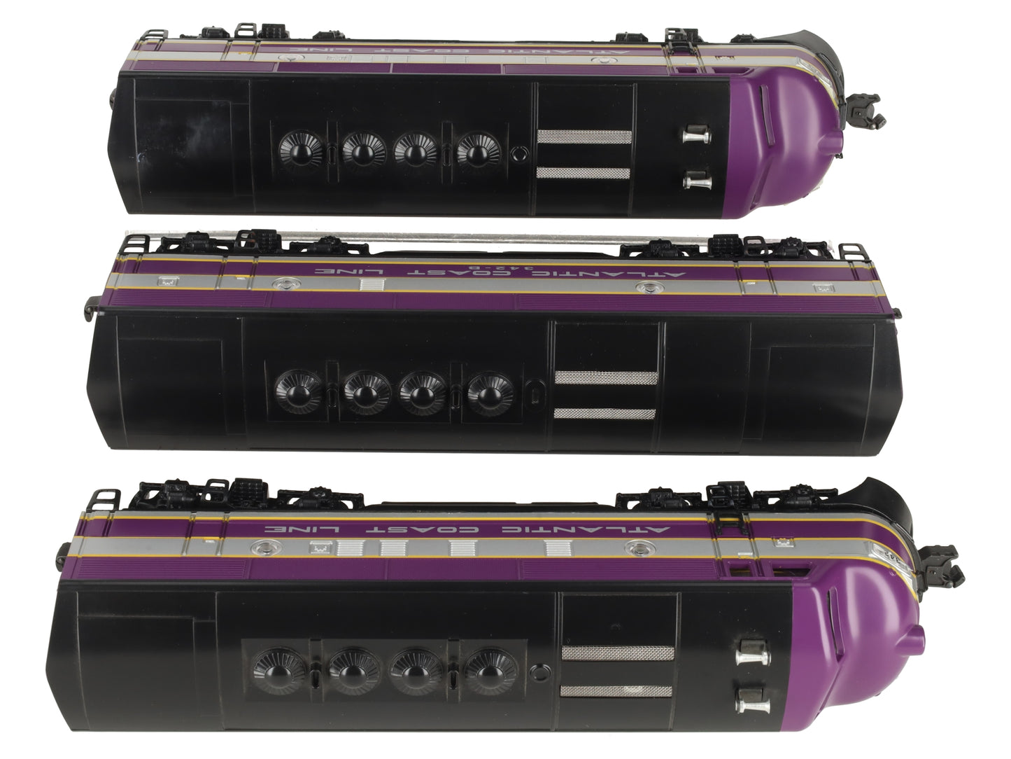 Lionel 6-11903 O Gauge Atlantic Coast Line F3 ABA Diesel Set w/TMCC & RS EX/Box