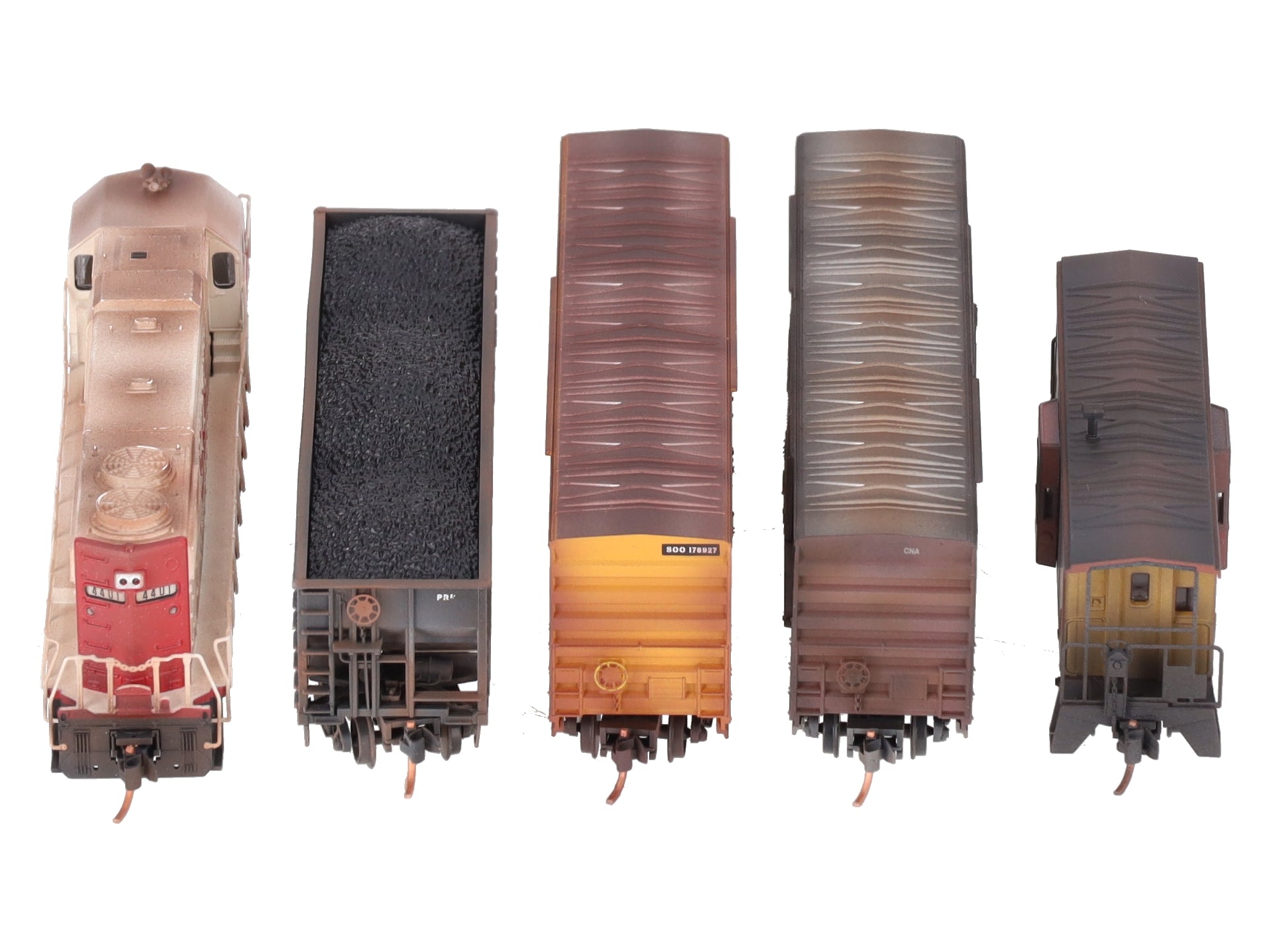 Micro-Trains 99301660 N Scale SOO Line Weathered Diesel Locomotive Set LN/Box
