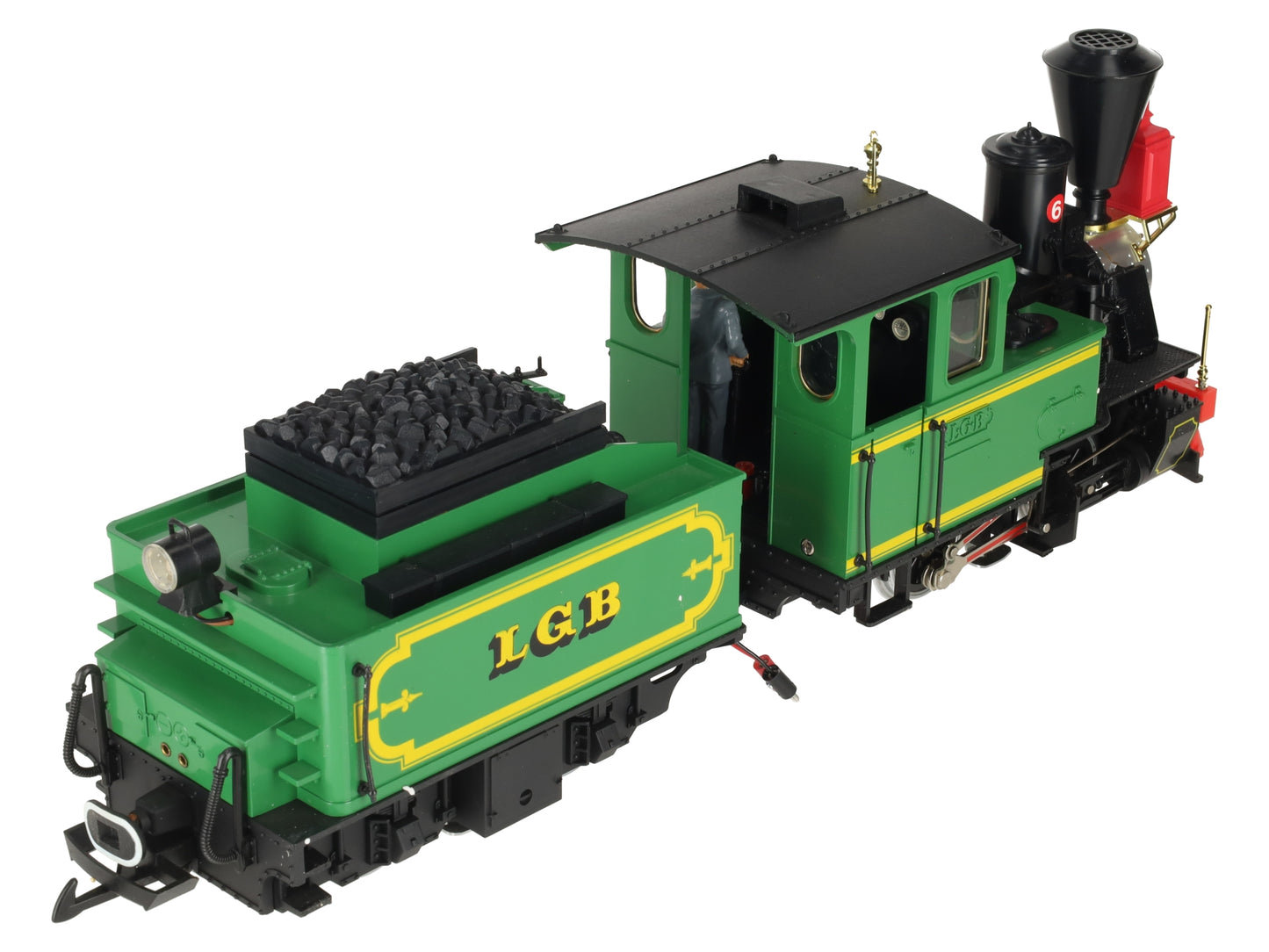 LGB 2017 G Scale 0-4-0 Rio Grande Steam Locomotive & Tender #6 LN/Box