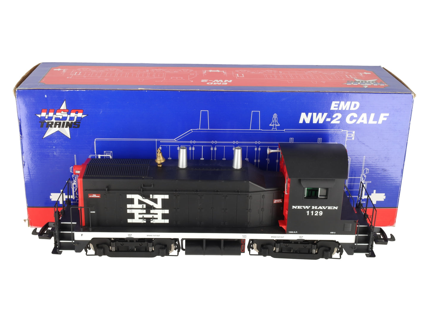 USA Trains R22020 G Scale New Haven EMD NW-2 Diesel Switcher #1129 LN/Box