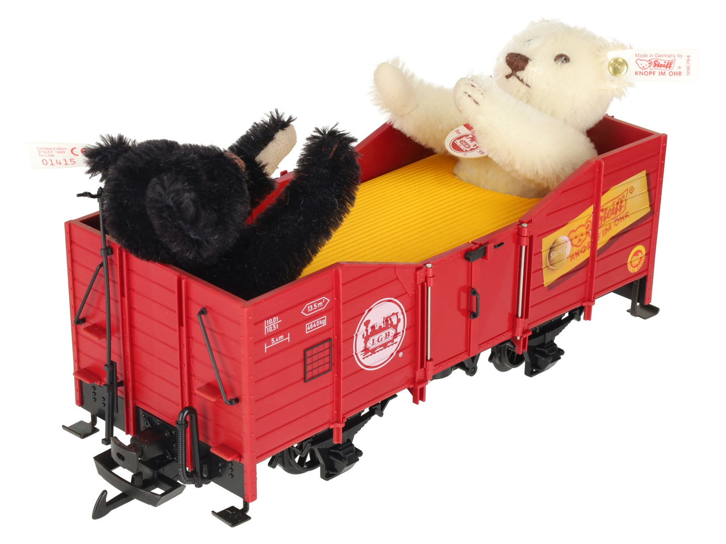LGB 41220 G Scale Gondola with 2 Steiff Bears LN/Box