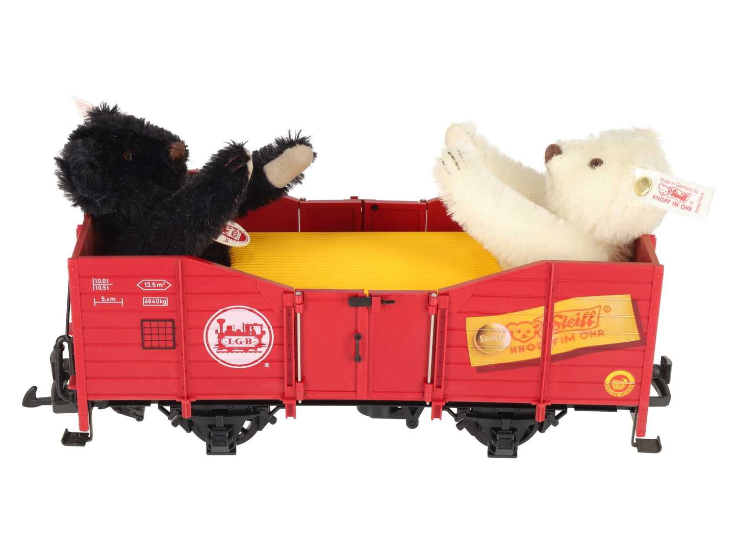 LGB 41220 G Scale Gondola with 2 Steiff Bears LN/Box