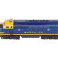 Lionel 6-18117 O Gauge Santa Fe Blue/Yellow F3 Powered A Diesel Locomotive #200 EX