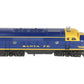 Lionel 6-18117 O Gauge Santa Fe Blue/Yellow F3 Powered A Diesel Locomotive #200 EX
