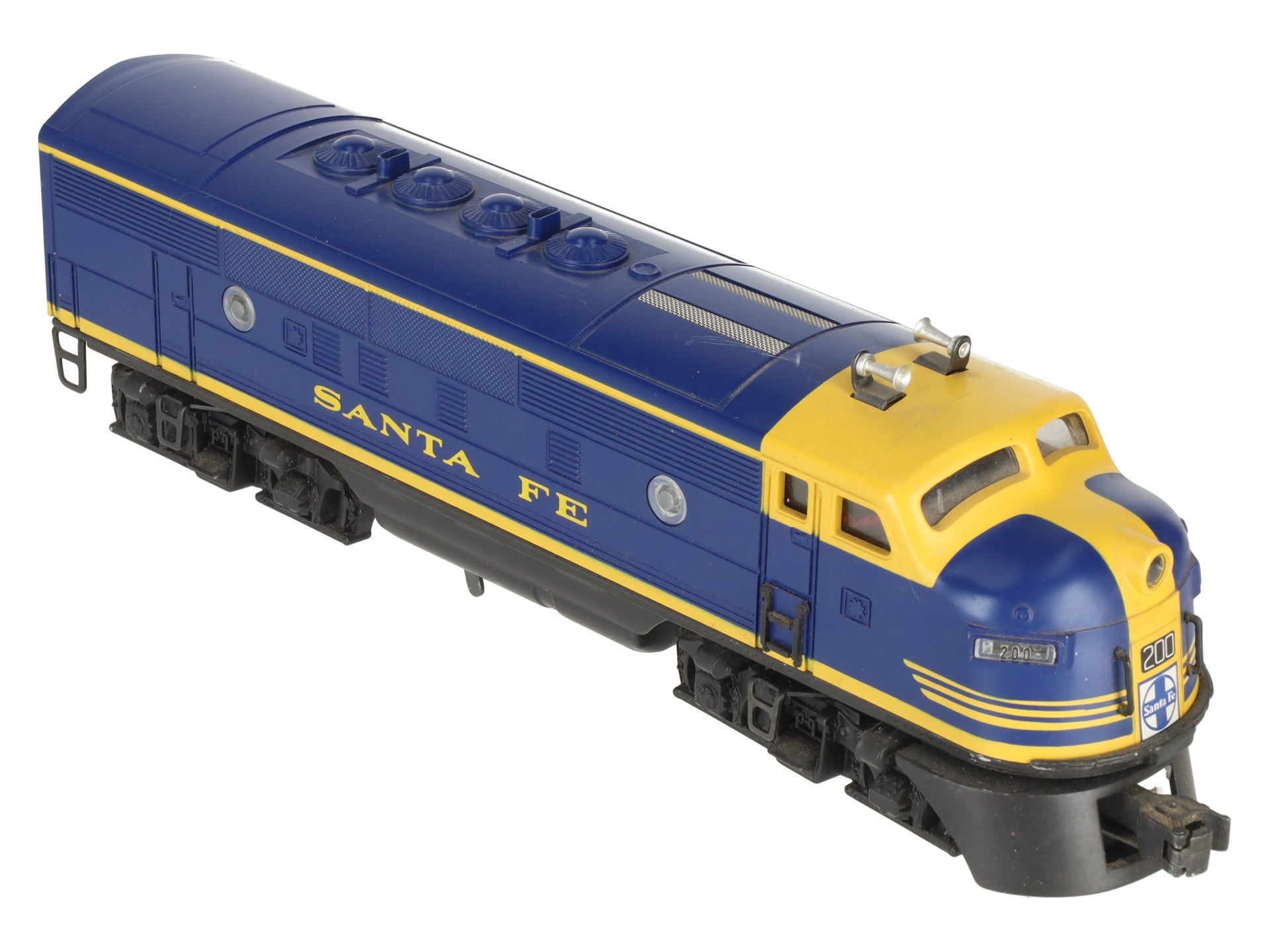 Lionel 6-18117 O Gauge Santa Fe Blue/Yellow F3 Powered A Diesel Locomotive #200 EX