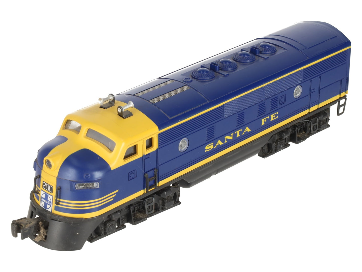 Lionel 6-18117 O Gauge Santa Fe Blue/Yellow F3 Powered A Diesel Locomotive #200 EX
