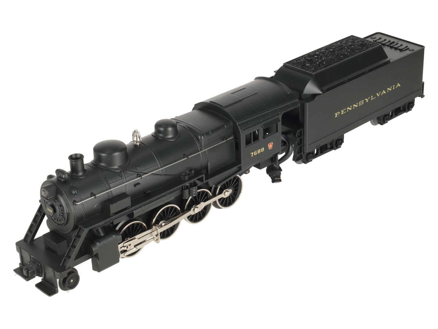 MTH 30-1159-1 O Gauge Pennsylvania 2-8-0 Steam Locomotive & Tender w/PS2 #7688 EX/Box