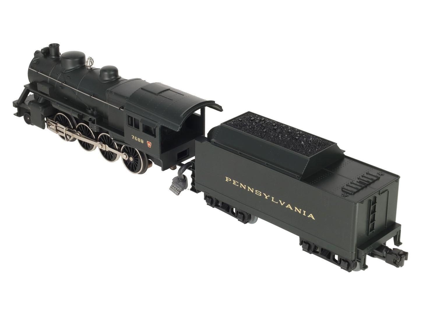 MTH 30-1159-1 O Gauge Pennsylvania 2-8-0 Steam Locomotive & Tender w/PS2 #7688 EX/Box