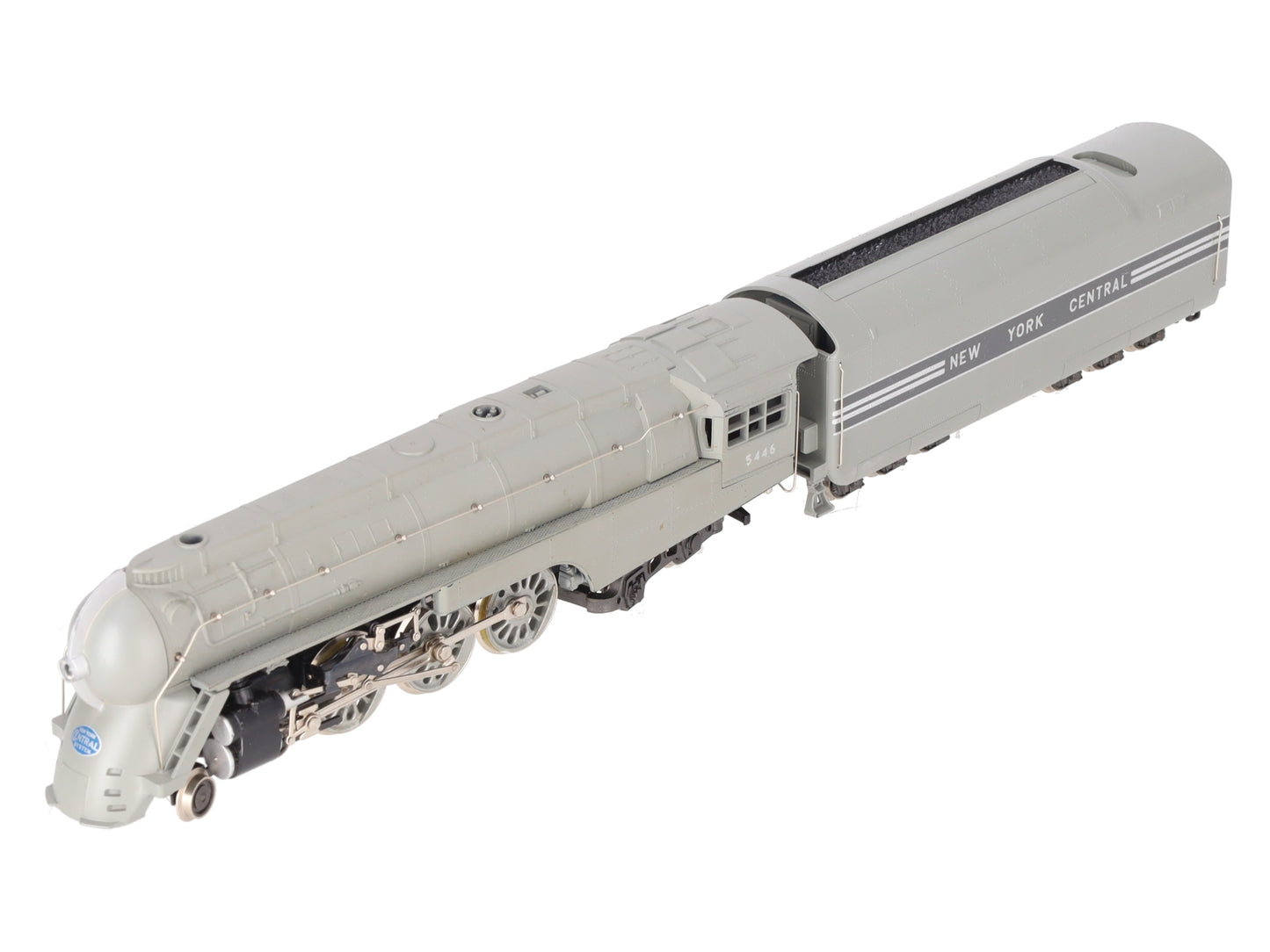 AHM 5095-B HO NYC Streamlined Hudson 4-6-4 Steam Locomotive w/ Tender #5446 VG/Box
