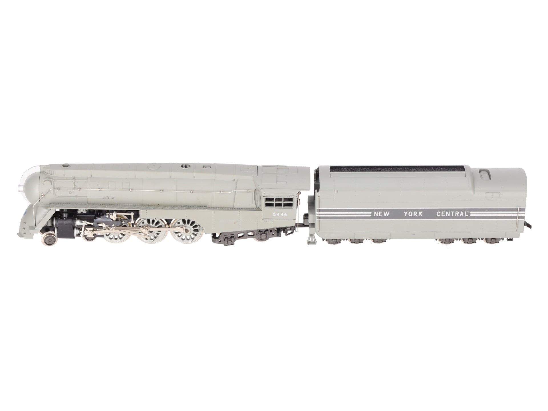 AHM 5095-B HO NYC Streamlined Hudson 4-6-4 Steam Locomotive w/ Tender #5446 VG/Box
