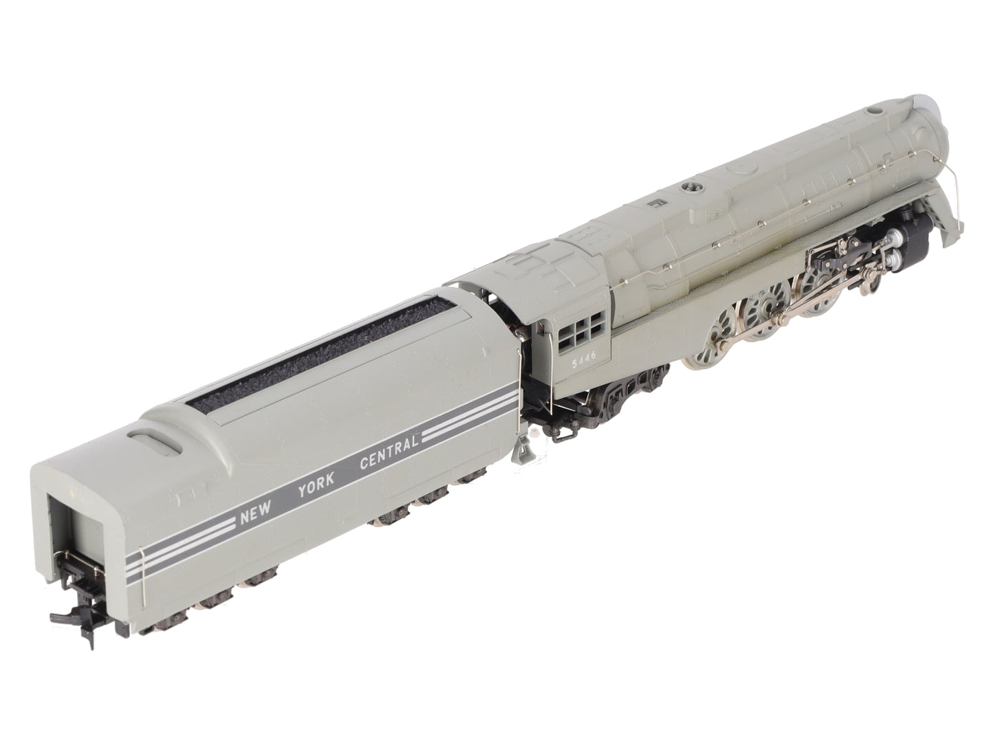 AHM 5095-B HO NYC Streamlined Hudson 4-6-4 Steam Locomotive w/ Tender #5446 VG/Box