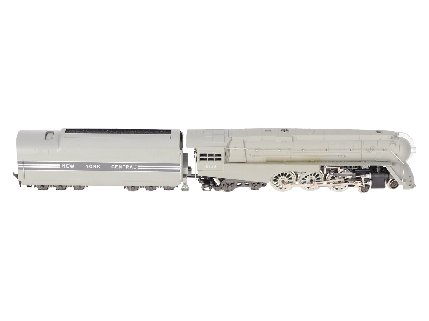 AHM 5095-B HO NYC Streamlined Hudson 4-6-4 Steam Locomotive w/ Tender #5446 VG/Box